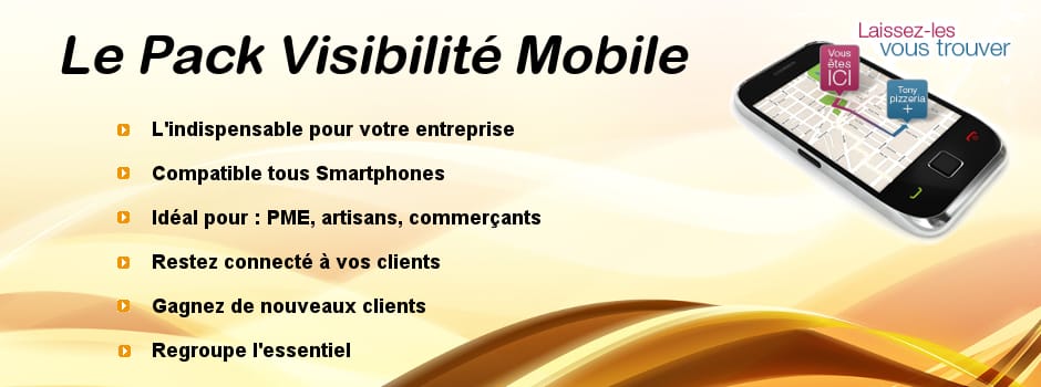 Pack visibilité web mobile - référencement naturel local - seo mobile